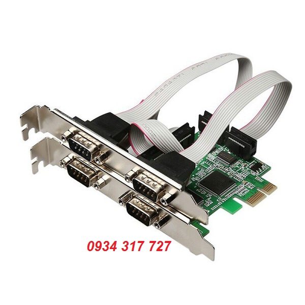 Card chuyển đổi PCI Express 4 Com